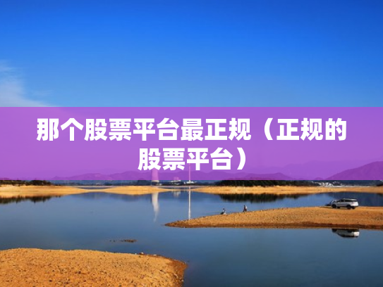 那个股票平台最正规（正规的股票平台）