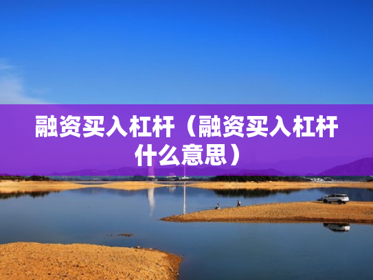 融资买入杠杆（融资买入杠杆什么意思）