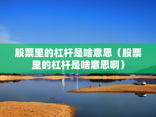股票里的杠杆是啥意思（股票里的杠杆是啥意思啊）