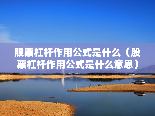 股票杠杆作用公式是什么（股票杠杆作用公式是什么意思）