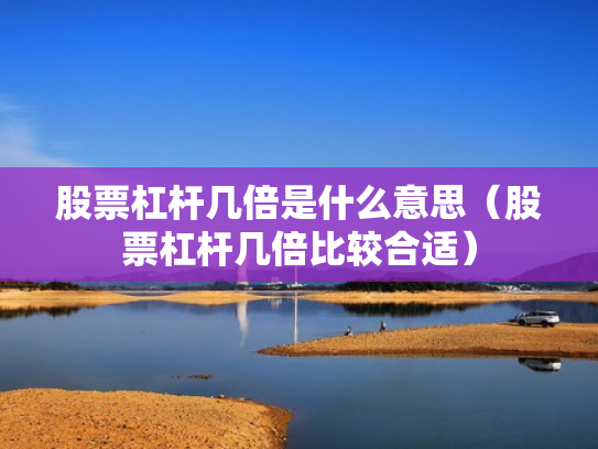 股票杠杆几倍是什么意思（股票杠杆几倍比较合适）