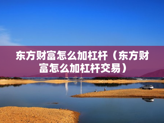 东方财富怎么加杠杆（东方财富怎么加杠杆交易）